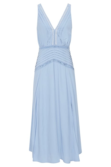 ALBERTA-RESORT DRESS PLAI BLUE 3