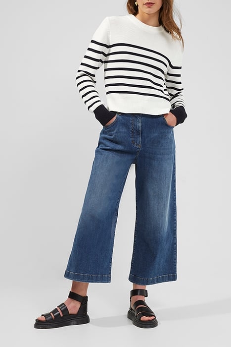 COMFORT RECYCLED CULOTTES MID BLUE 2