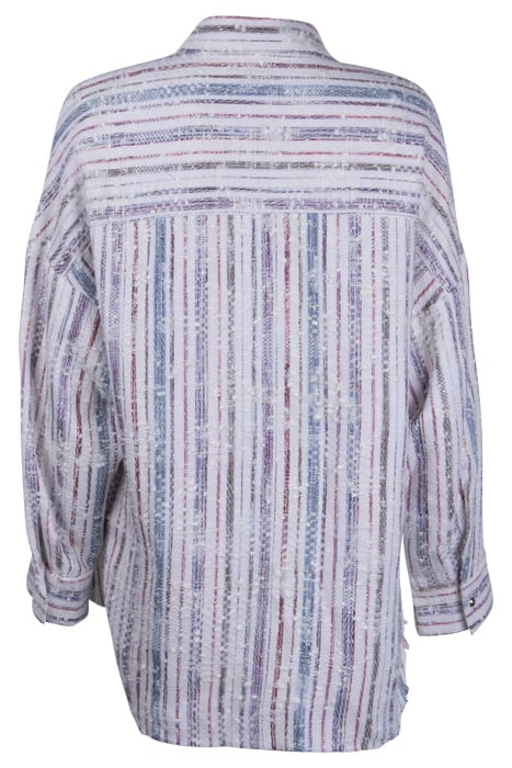 CHERRY BUTTON-DOWN SHIRT IN MULTICO ECRU 2