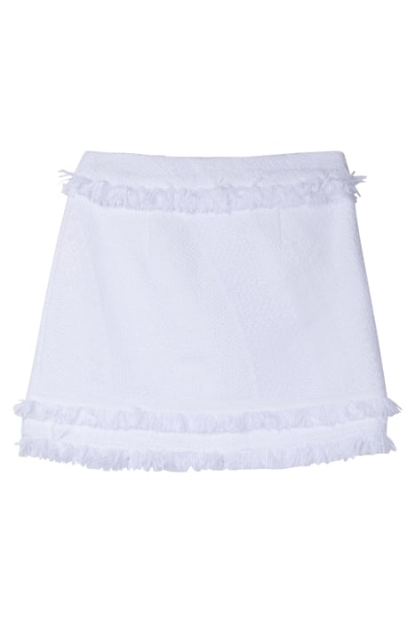 NIRAZ MINI SKIRT IN WHITE 2