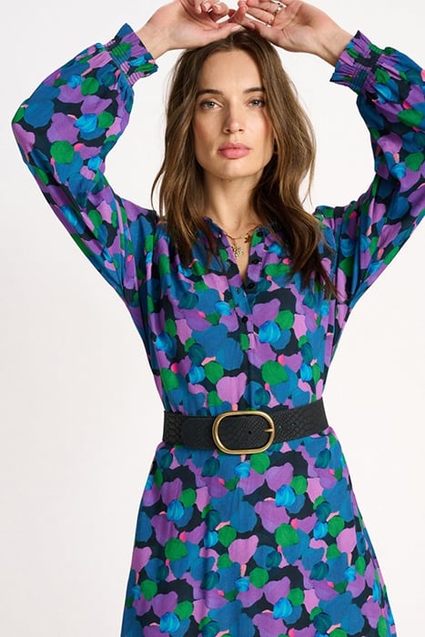 DRESS - BRUSHWORK LILAC 6