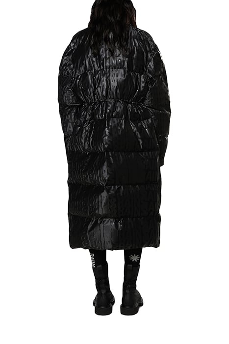 UNISEX PUFFER COAT BLACK MONOGRAM 3