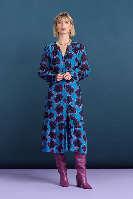 DRESS - FLOWER POP BLUE 1