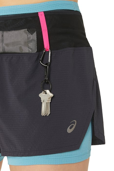 FUJITRAIL 2-N-1 SHORT PERFORMANCE BLACK/GRIS BLUE 4