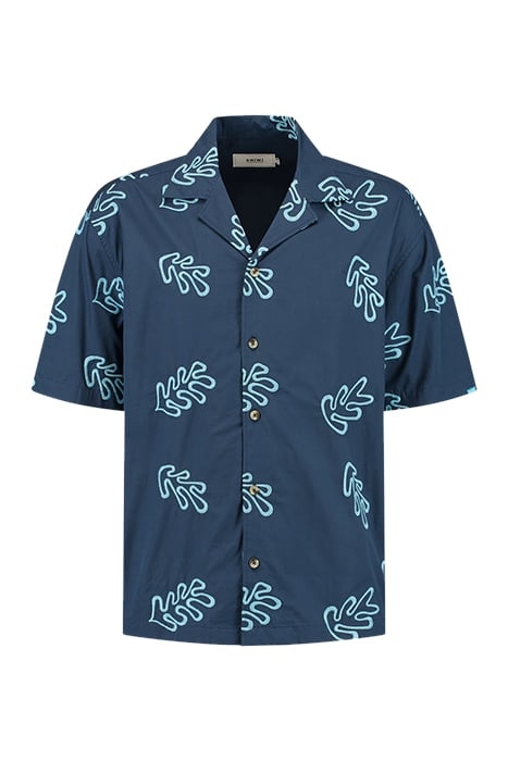 MEN SHORTSLEEVE REEF EMBROIDERY ROYAL BLUE 4