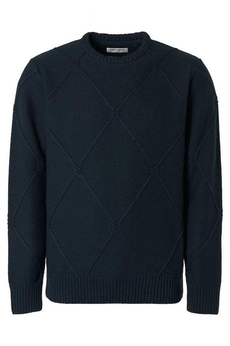 PULLOVER CREWNECK CABLE JACQUARD WITH WOOL NIGHT 4