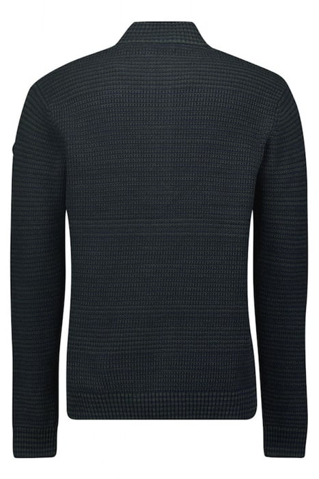 PULLOVER HALF ZIPPER + BUTTON MULTI COLOURED JACQUARD NIGHT 5