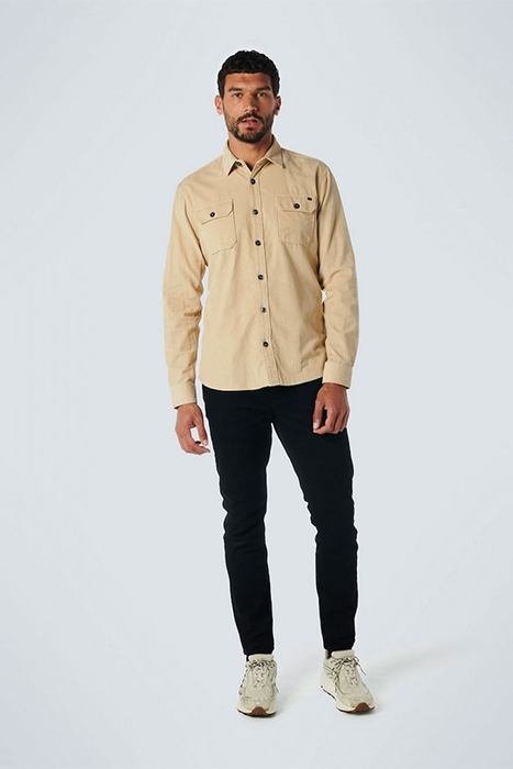 SHIRT CORDUROY SOLID STONE 3