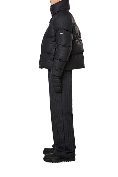 UNISEX BOXY PUFFER JACKET BLACK 5