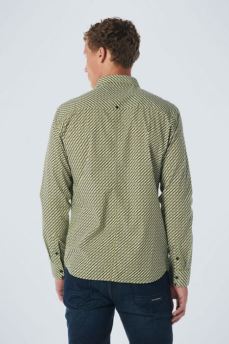 SHIRT STRETCH ALLOVER PRINTED OLIVE 2