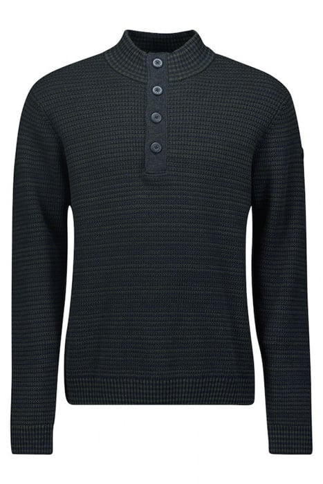 PULLOVER HALF ZIPPER + BUTTON MULTI COLOURED JACQUARD NIGHT 4