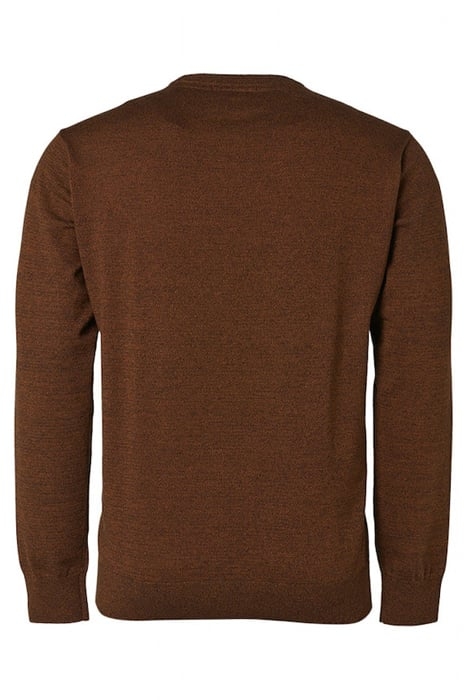 PULLOVER CREWNECK 2 COLOURED MELANGE CARAMEL 5