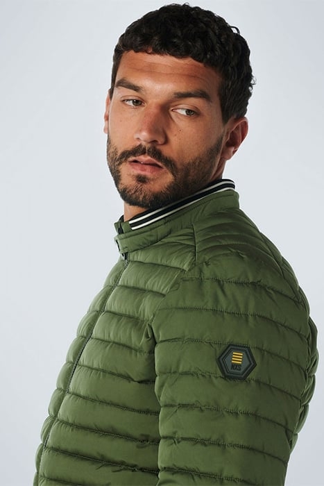 JACKET SHORT FIT PADDED DARK GREEN 6