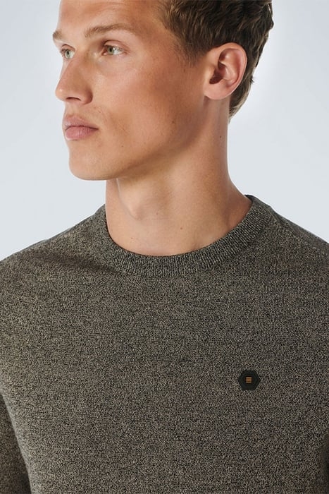 PULLOVER CREWNECK 2 COLOURED MELANGE STONE 6