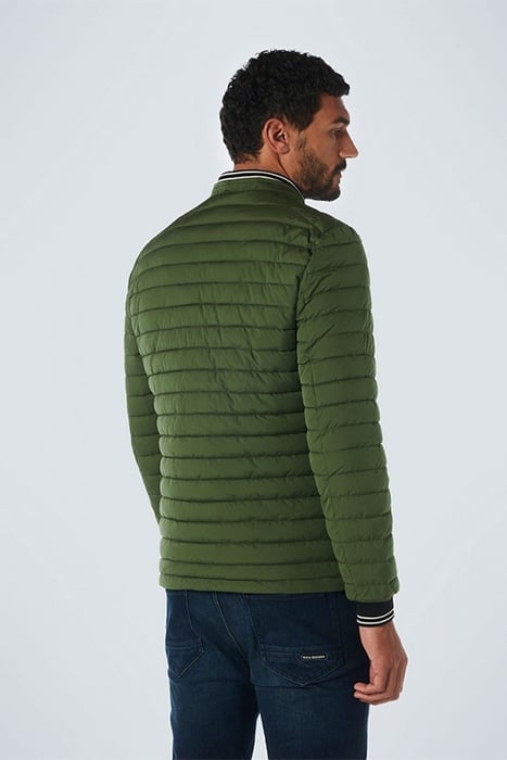 JACKET SHORT FIT PADDED DARK GREEN 2