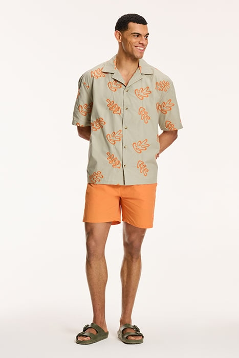 MEN SHORTSLEEVE REEF EMBROIDERY BEIGE 6