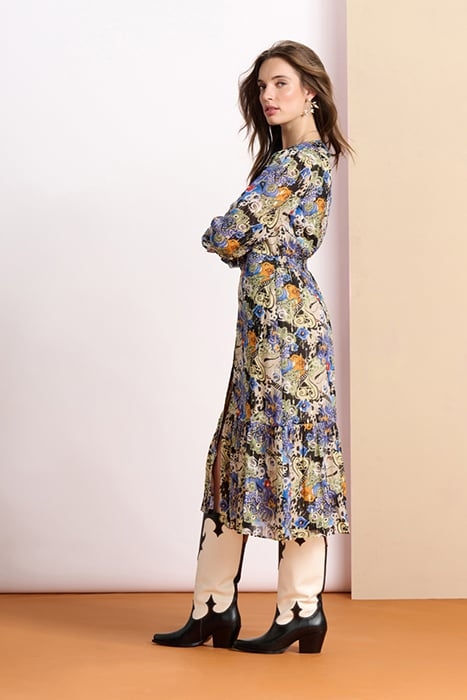 DRESS - GLEAMING GLORY MULTI COLOUR 5