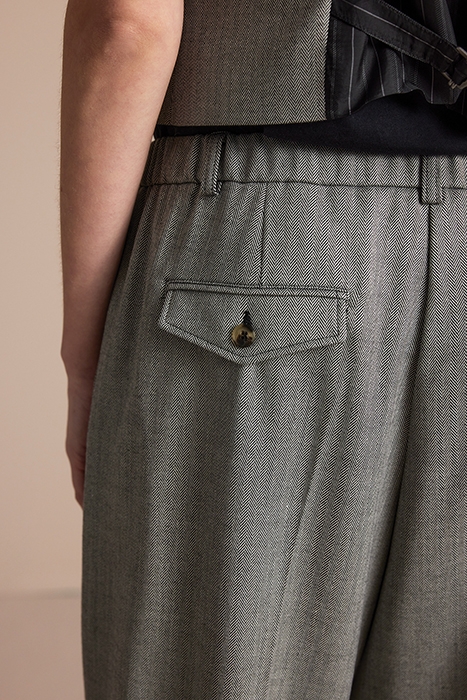 TROUSERS HERRINGBONE BLACKS 6