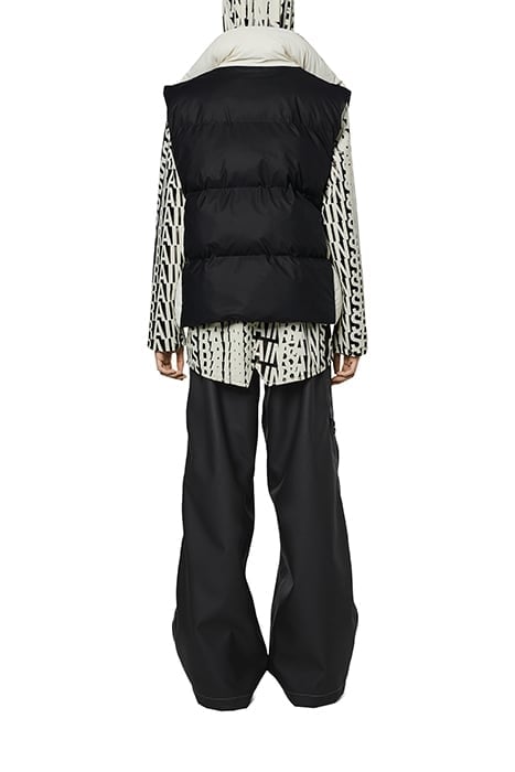 UNISEX BOXY PUFFER VEST PRE BLACK-FOSSIL 3