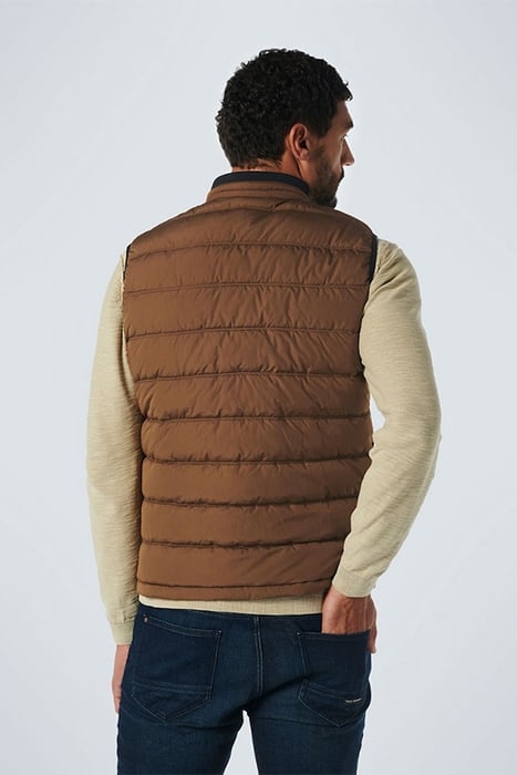 BODYWARMER PADDED CAMEL 2
