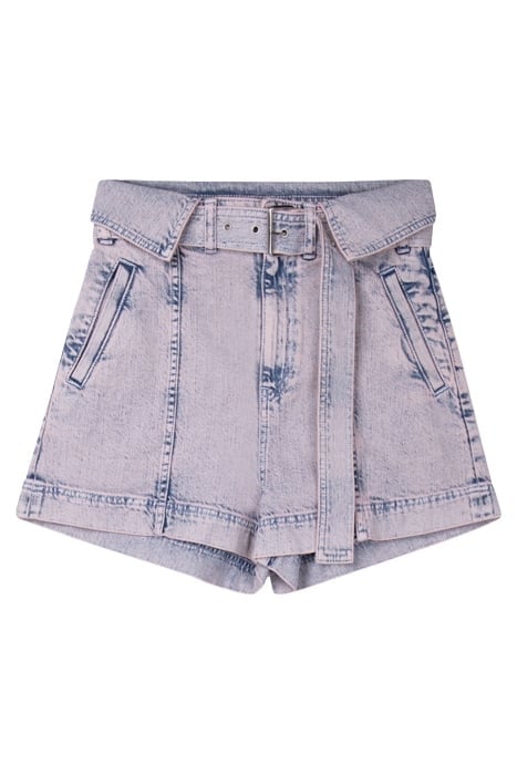 CIOTAT SHORT IN BLUE BLEACHED PINK 1