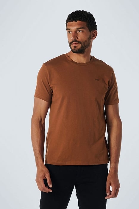 T-SHIRT CREWNECK SOLID BASIC CARAMEL 1