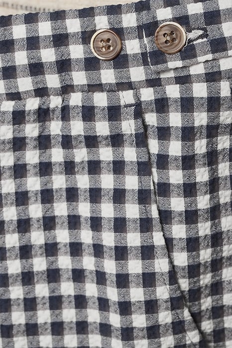 TROUSERS-CHECK WHITE 5