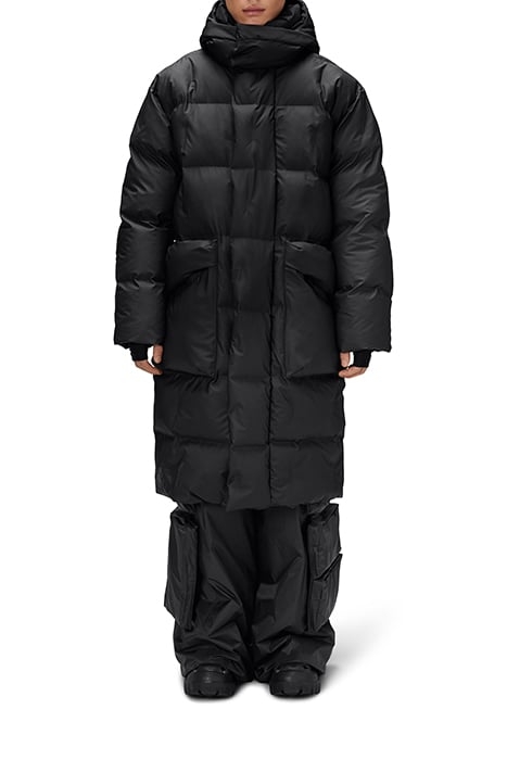 UNISEX HARBIN LONG PUFFER JACKET BLACK 4