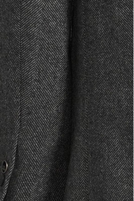 CHARCOAL SEMI-PLAIN COAT ANTHRACITE 5