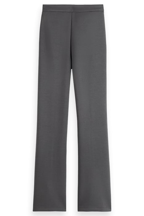 TAILORED SPLIT HEM FLARE SWEATPANT DARK GREY 5