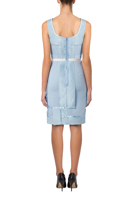 INSIDE OUT GEORGETTE DRESS BLUE 2