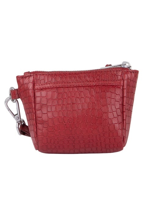 RED CROC-EMBOSSED LEATHER 1440 TOY MINI CASE 2