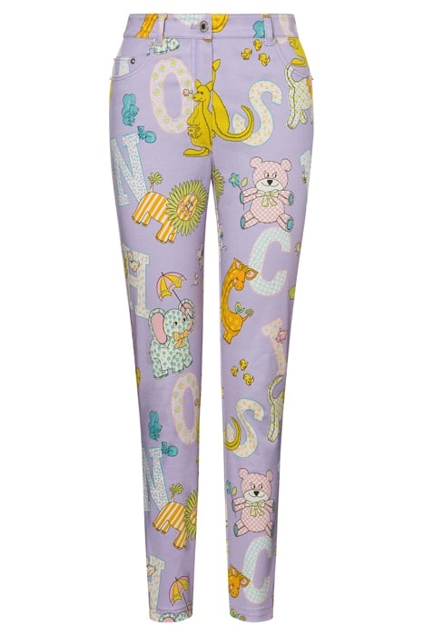 CIRCUS LOGO GABARDINE TROUSERS PURPLE 3