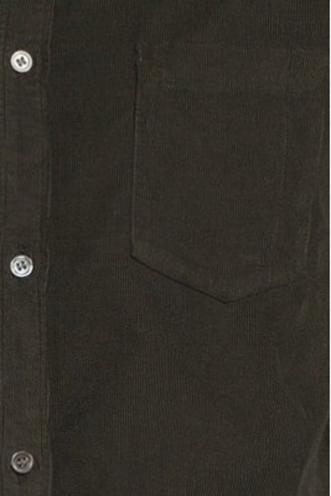 KHAKI NEEDLECORD REGULAR SHIRT KHAKI 5