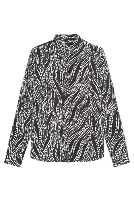 PRINTED SHIRT BLACK WHITE 5
