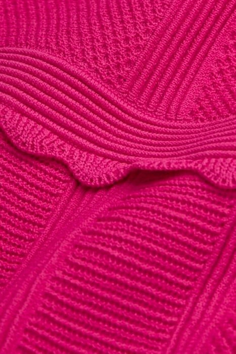 SHORT SLEEVELESS KNIT DRESS PINK 6