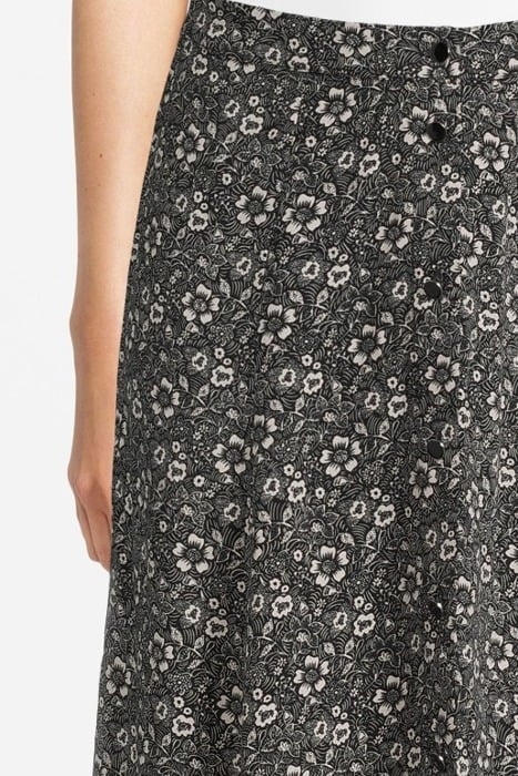 FLORAL PRINT LONG SKIRT 4