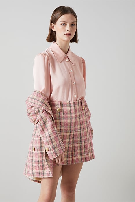 TR ELIZA - CHECK SHORTS PINK 5