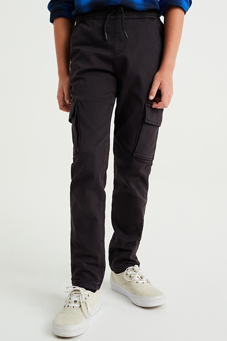 CARGO PANTS DARK GREY 1
