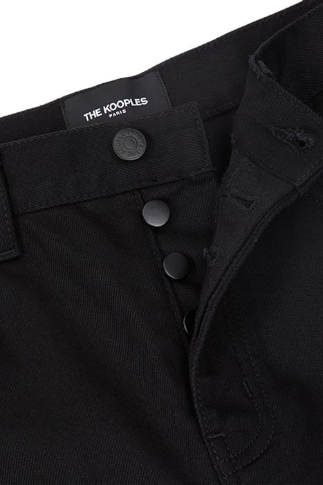 STRAIGHT RAW JEANS BLACK 7