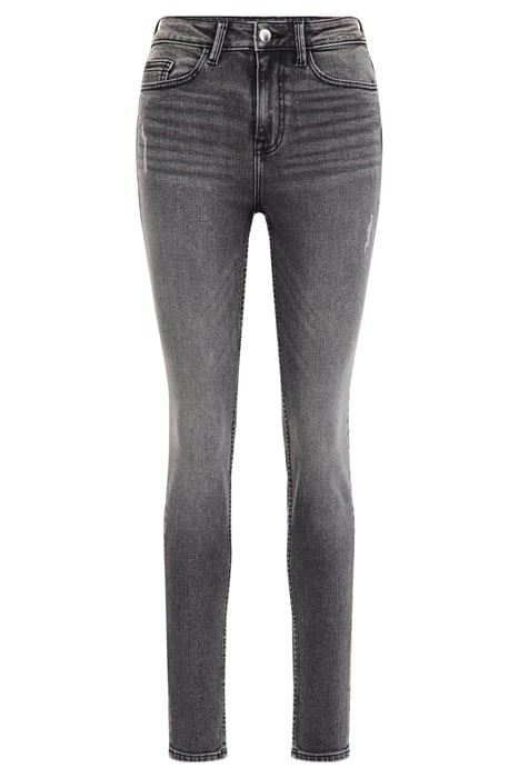 5POCKET HIGH WAIST DARK GREY 4