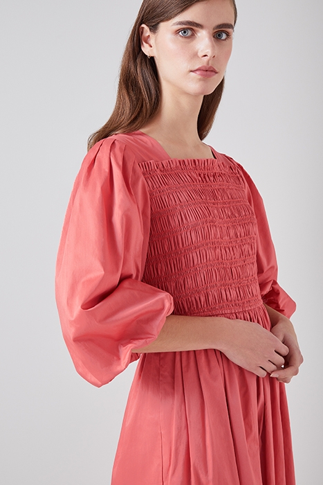 DR CALISTER SMOCK DRESS ROSE 4