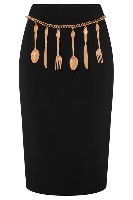CUTLERY CHARMS CADY SKIRT BLACK 3