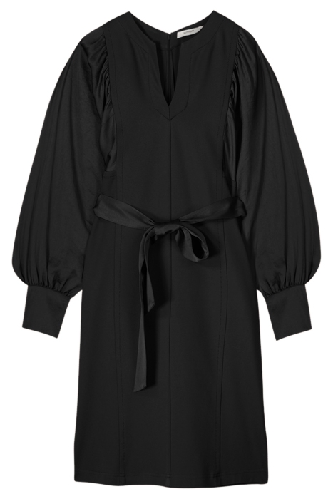DRESS PUNTO MILANO BLACK 4