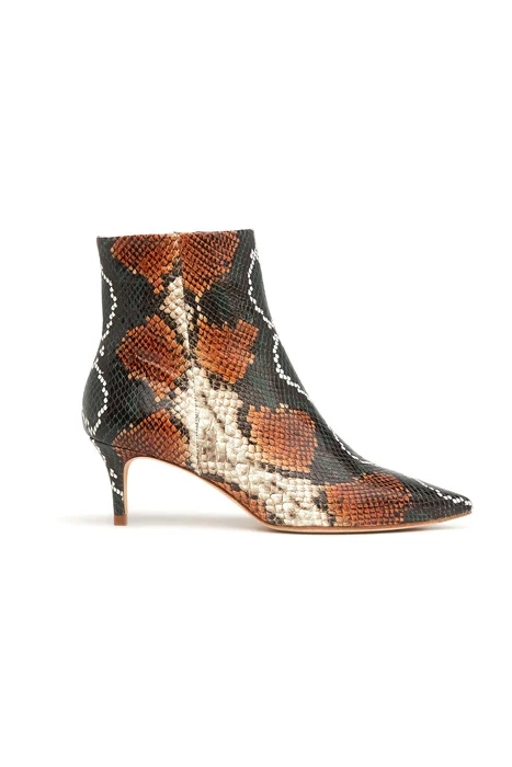 TAMARA LOW POINT BOOT ORANGE/GREEN 1