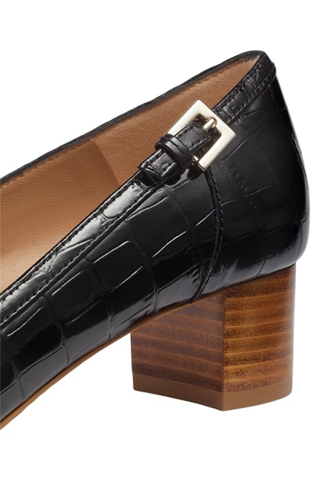 AMELIA BLOCKED STACK HEEL BLACK 4