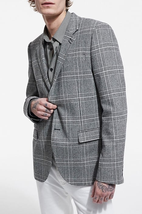 JACKET ONLY 2 BUTTONS BLACK WHITE 1