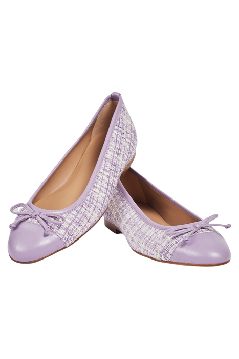 FL KARA TWEED BALLERINA LILAC 2