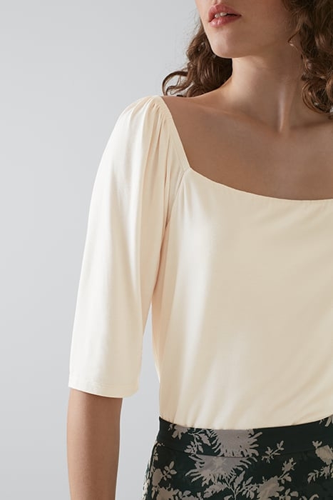 TJ MADDIE SQUARE NECK CREAM 4