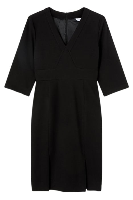 DR SKY - V NECK DRESS BLACK 3